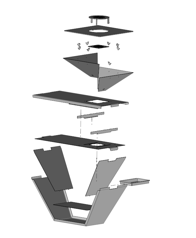 Plancha plan trapèze (long) 